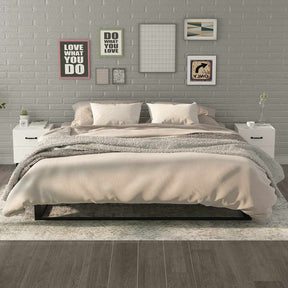Vidaxl nachtkastjes 2 st 40x35x47,5 cm wit