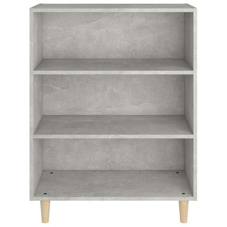 Vidaxl dressoir 69,5x32,5x90 cm bewerkt hout betongrijs