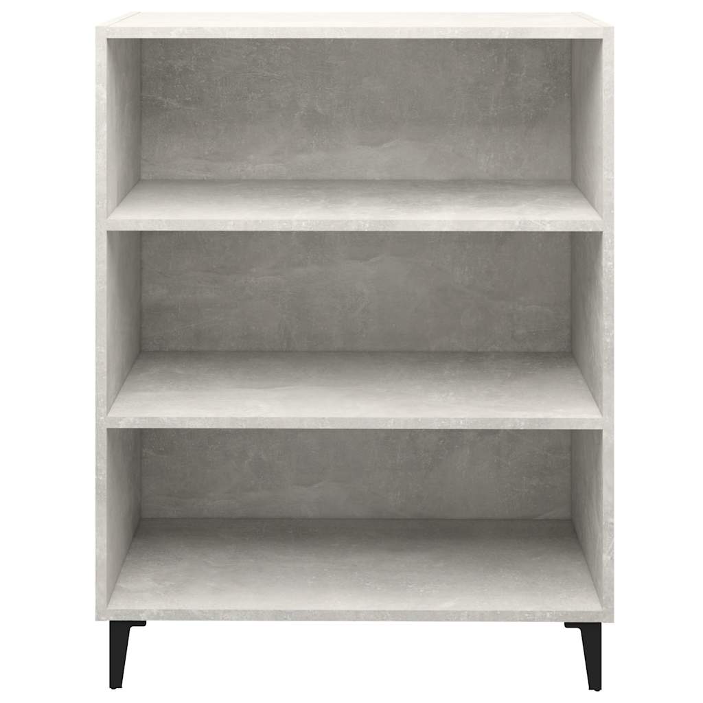 Vidaxl dressoir 69,5x32,5x90 cm bewerkt hout betongrijs