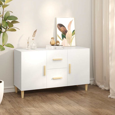 Vidaxl dressoir 100x36x60 cm bewerkt hout wit