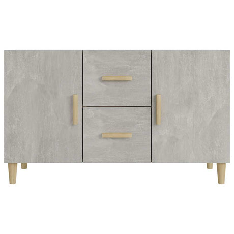 Vidaxl dressoir 100x36x60 cm bewerkt hout betongrijs