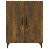 Vidaxl dressoir 70x34x90 cm bewerkt hout gerookt eikenkleurig