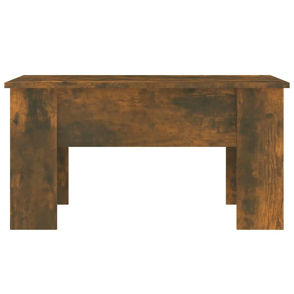 Vidaxl salontafel 79x49x41 cm bewerkt hout gerookt eikenkleurig