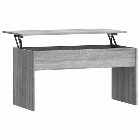 Vidaxl salontafel 102x50,5x52,5 cm bewerkt hout grijs sonoma eiken