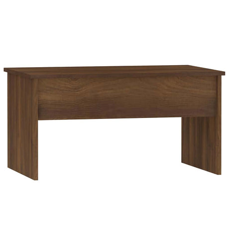 Vidaxl salontafel 80x50,5x41,5 cm bewerkt hout bruin eikenkleur