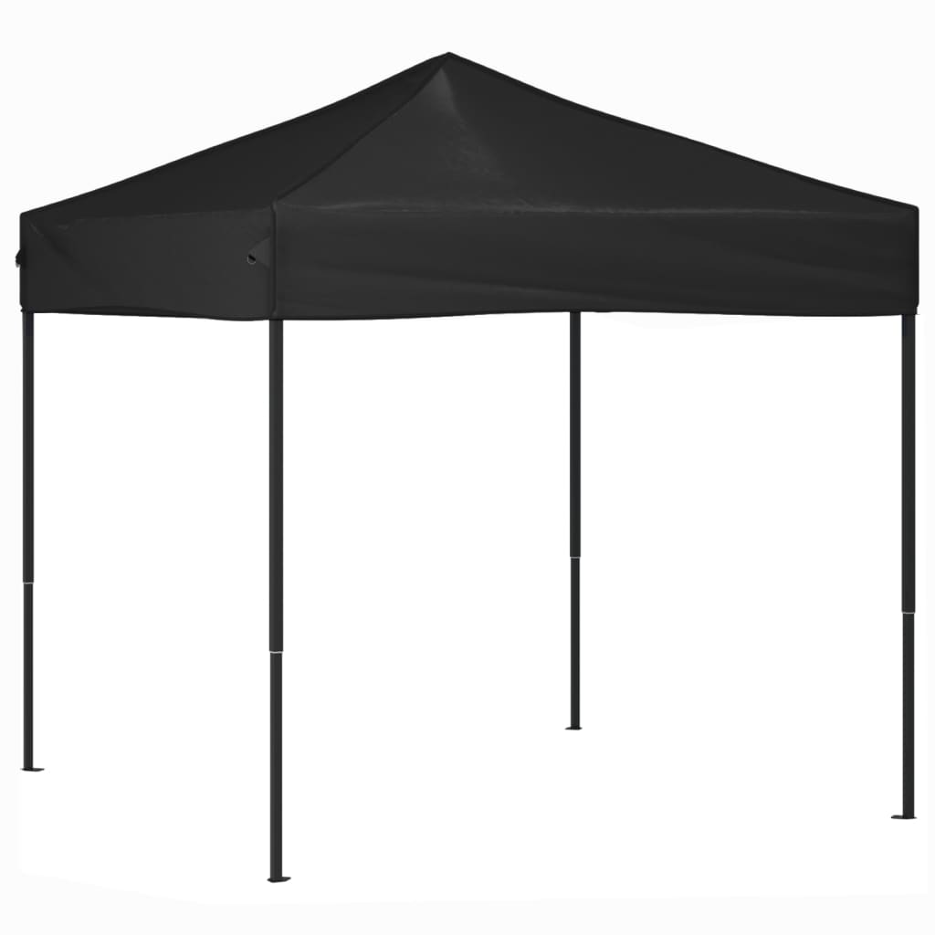 Vidaxl Partytent Foldable 2x2 M Black