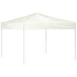 Vidaxl partytent inklapbaar 3x3 m crèmekleurig