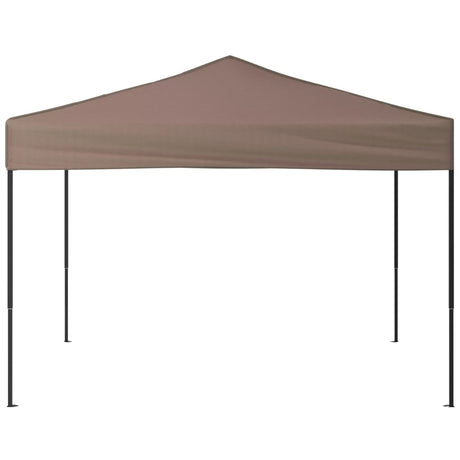 Vidaxl partytent inklapbaar 3x3 m taupe