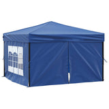 Vidaxl partytent inklapbaar met zijwanden 3x3 m blauw