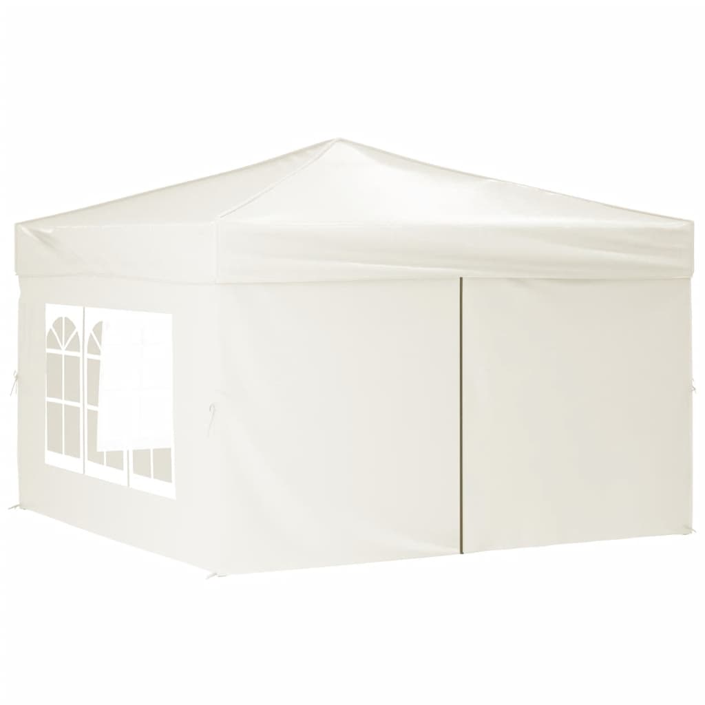 Vidaxl PartyTent plegable con paredes laterales de 3x3 m de crema