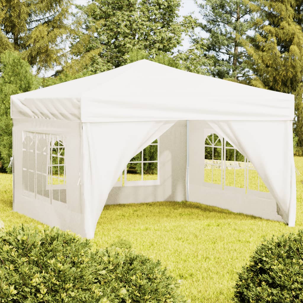 Vidaxl PartyTent plegable con paredes laterales de 3x3 m de crema