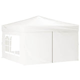 Vidaxl partytent inklapbaar met zijwanden 3x3 m wit