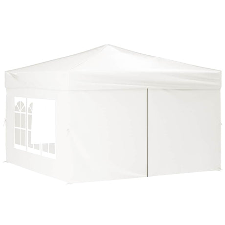 Vidaxl partytent inklapbaar met zijwanden 3x3 m wit