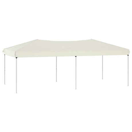 Vidaxl partytent inklapbaar 3x6 m crèmekleurig