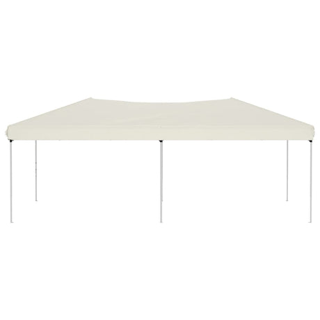 Vidaxl partytent inklapbaar 3x6 m crèmekleurig