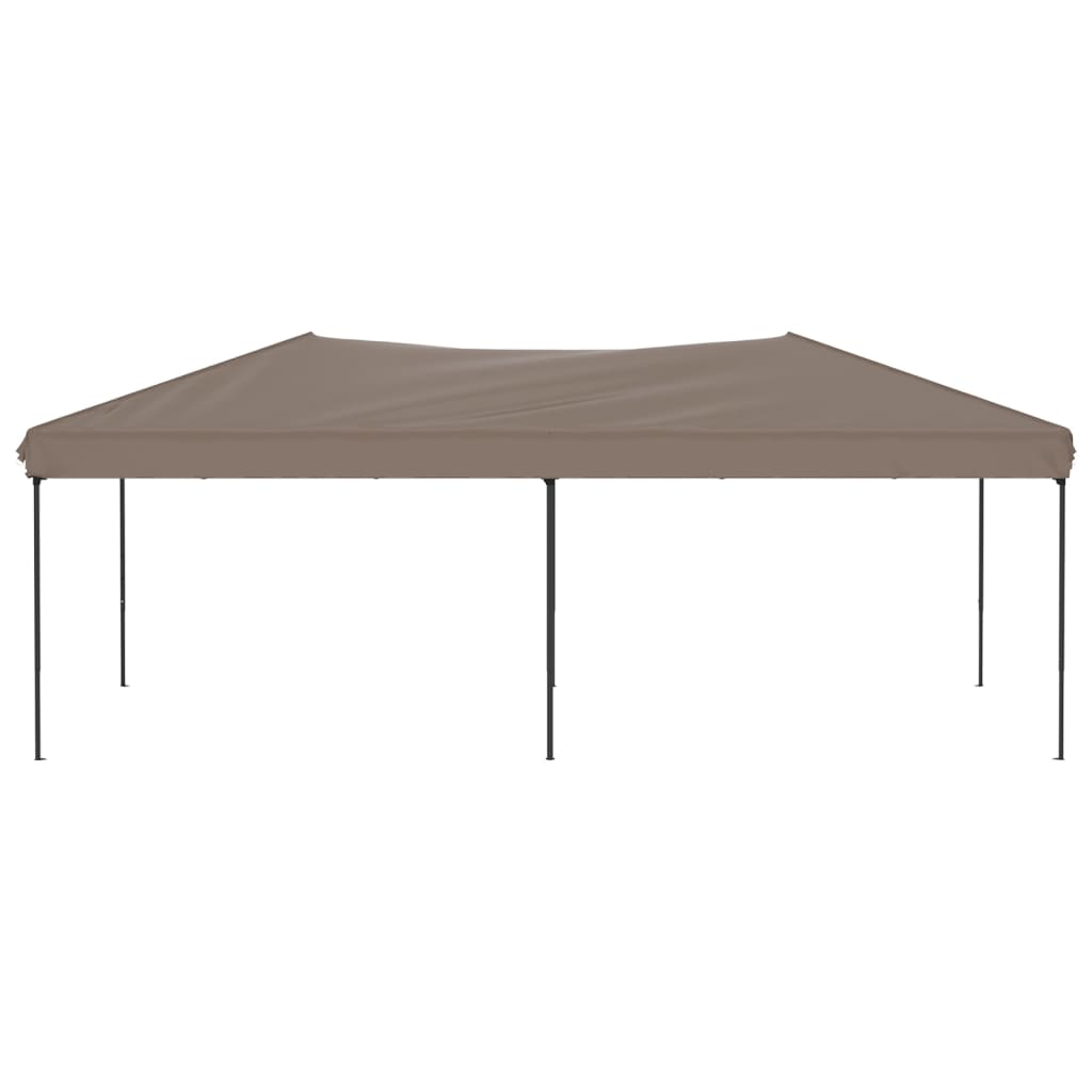 Vidaxl Partytent zložljivi 3x6 m taupe