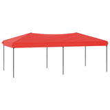 Vidaxl partytent inklapbaar 3x6 m rood