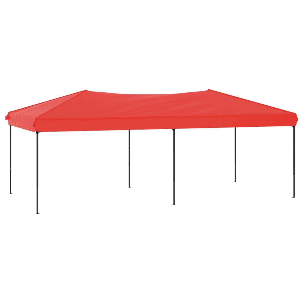 Vidaxl Partytent zložljivo 3x6 m rdeče