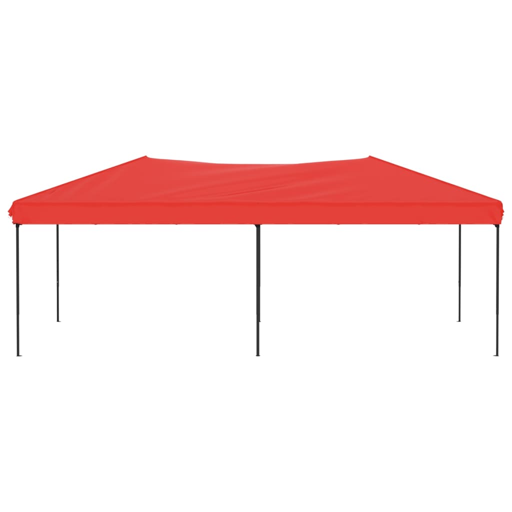 Vidaxl Partytent zložljivo 3x6 m rdeče