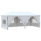 Vidaxl partyTent foldble med sidoväggar 3x6 m vit