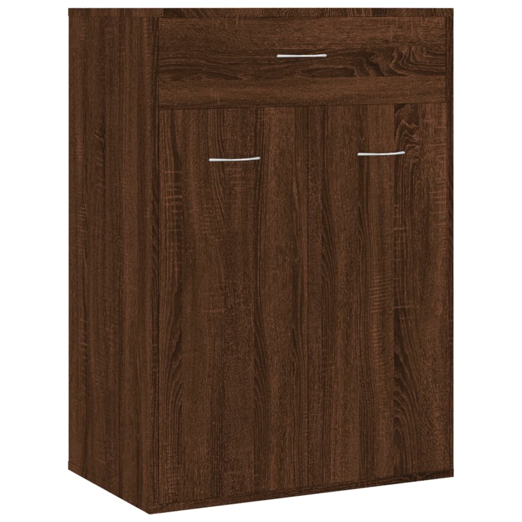 VidaXL shoe cabinet 60x35x84 cm Cut wood brown oak color