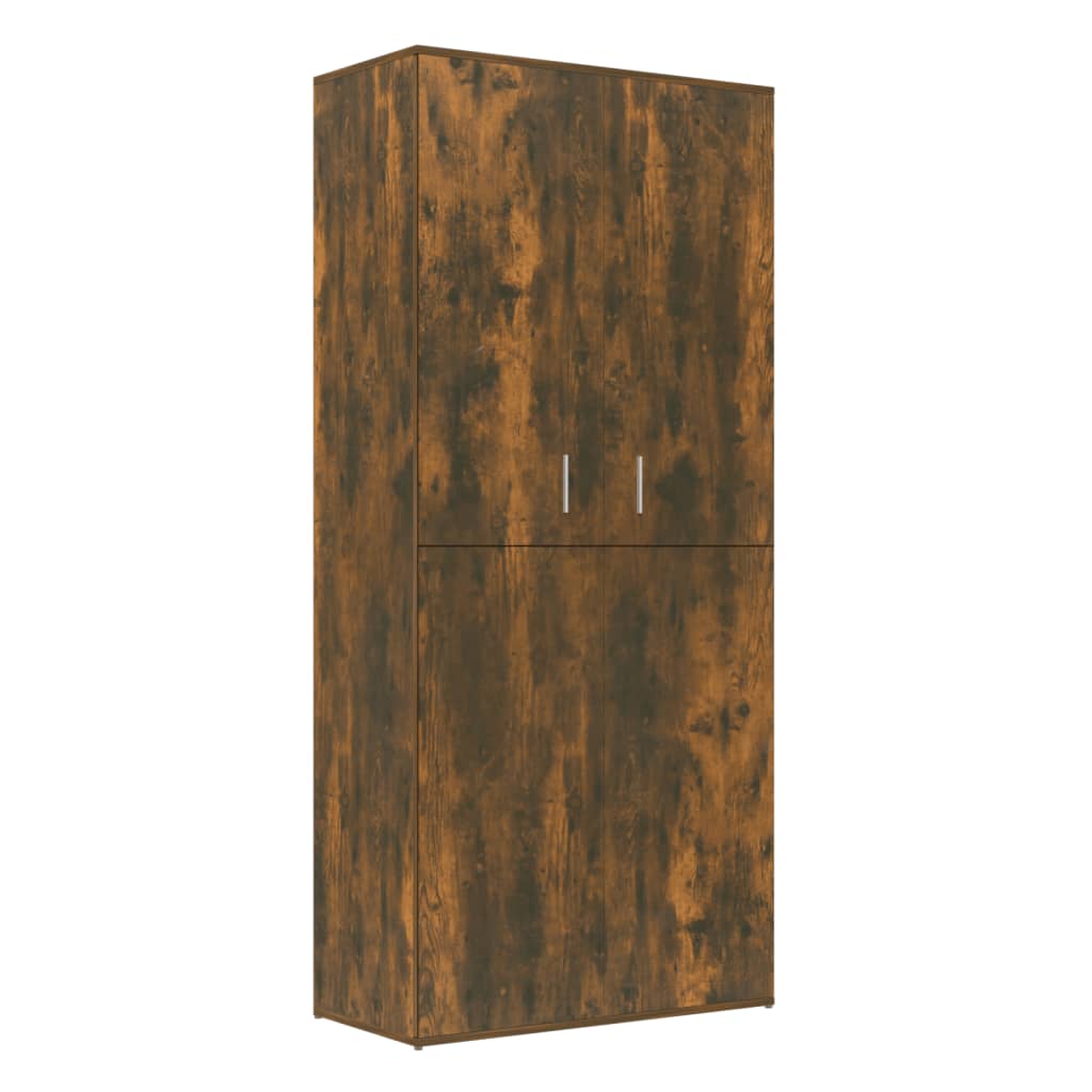 VidaXL shoe cabinet 80x39x178 cm Properted wood Smoked oak colored