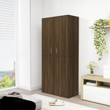 VidaXL shoe cabinet 80x39x178 cm Cut wood brown oak color