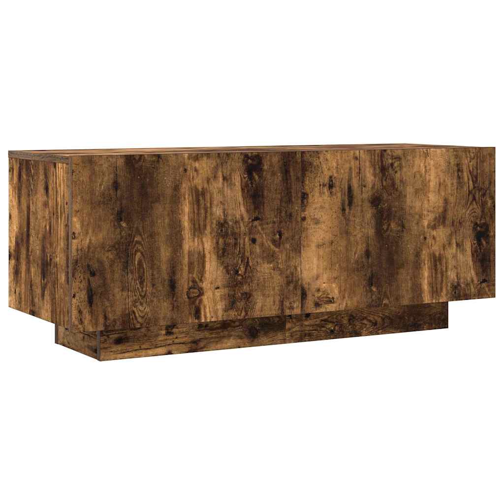 Vidaxl tv-meubel 100x35x40 cm bewerkt hout gerookt eikenkleurig