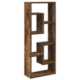 Vidaxl wandschap 36x16x90 cm bewerkt hout gerookt eikenkleurig
