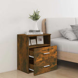 Vidaxl nachtkastjes 2 st 50x32x60 cm gerookt eikenkleurig