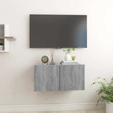 Vidaxl tv-hangmeubel 60x30x30 cm bewerkt hout grijs sonoma eikenkleur