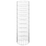 Vidaxl Gabion Pol Round Ø30x100 cm pocinkano jeklo