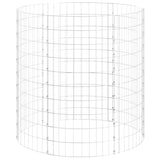 Vidaxl gabion paal rond ø100x100 cm gegalvaniseerd staal