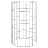 Vidaxl Gabion Planters 3 ST Round Rouled Ø30x50 cm Steel