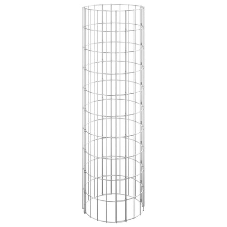 Vidaxl gabion plantenbakken 3 st rond verhoogd ø30x100 cm staal