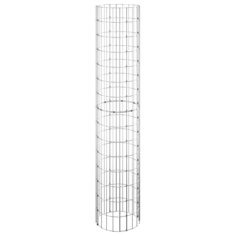Vidaxl gabion plantenbakken 3 st rond verhoogd ø30x150 cm staal