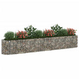 Vidaxl Gabion Planter Insented 330x50x50 cm galvaniseret jern