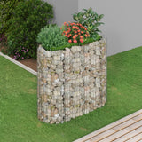 Vidaxl Gabion Planter surélevé 120x50x100 cm de fer galvanisé