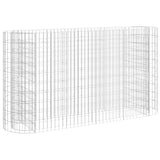 Vidaxl Gabion -Pflanzer hob 190x50x100 cm verzinktes Bügeleisen