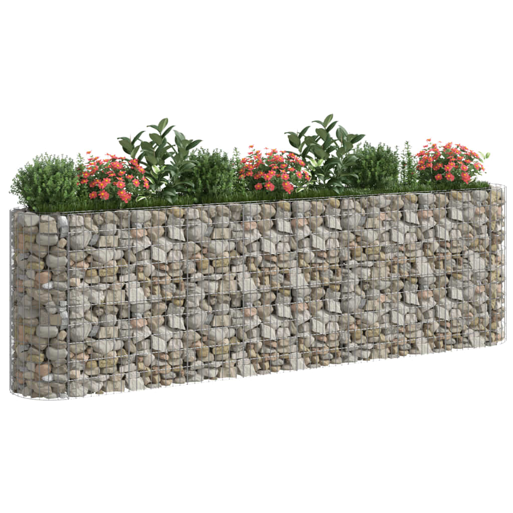 Vidaxl Gabion Planz huet 330X50x100 cm galvaniséiert Eisen