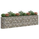 Vidaxl Gabion Fiorter ha raccolto ferro zincato 400x50x100 cm