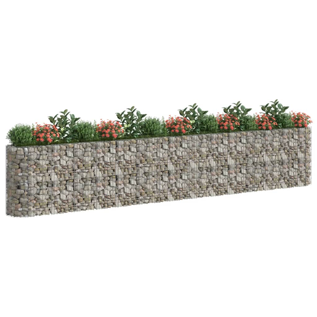 Plaopanice Vidaxl Gabion zvedla 540x50x100 cm galvanizované železo