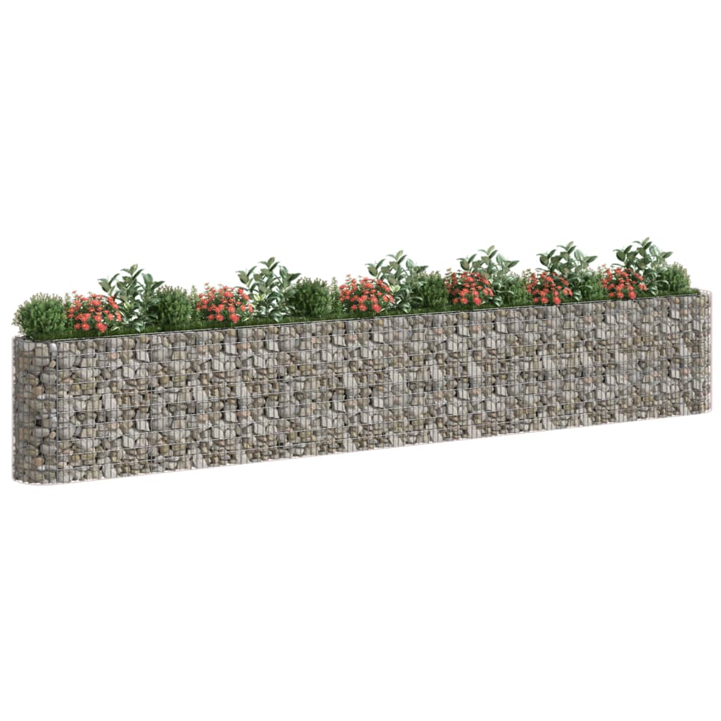 Vidaxl Gabion Fiorter ha raccolto ferro zincato 610x50x100 cm