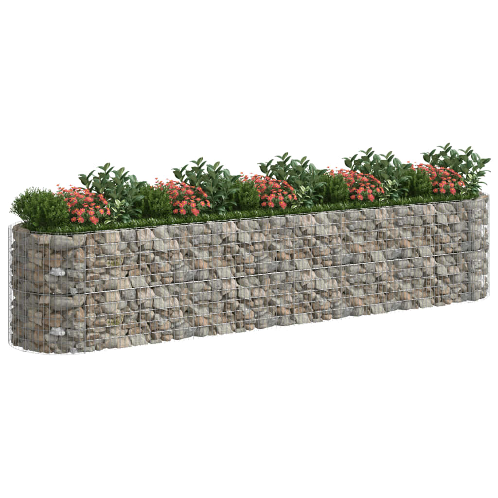 Vidaxl Gabion Fiorter ha raccolto ferro zincato 500x100x100 cm