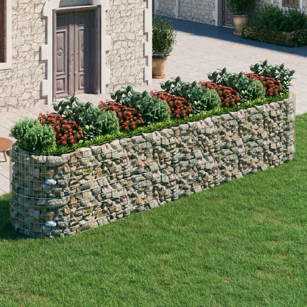 Vidaxl Gabion Fiorter ha raccolto ferro zincato 500x100x100 cm