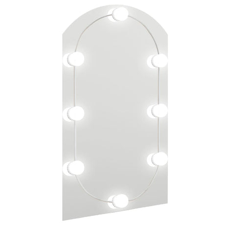 Vidaxl spiegel met led-verlichting boog 70x40 cm glas