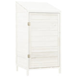 Vidaxl Garden Shed 55x52x112 cm trden borov bel