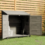 Vidaxl Garden Shed 102x52x112 cm trden borov -les antracit -barven