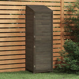 Vidaxl Garden Shed 55x52x174,5 cm trden borov -les antracit -obarvan