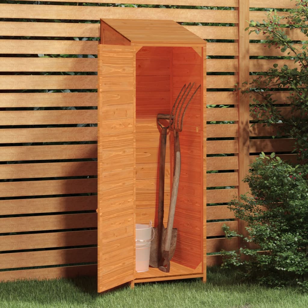 Vidaxl Garden Shed 55x52x174,5 cm trden borov rjava